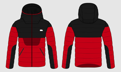 Winter jacket design template vector © Ronillo