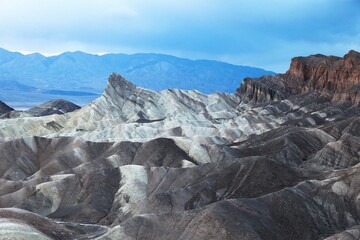  Zabriskie Point in the Death Valley National Park, California, USA, United States of America
