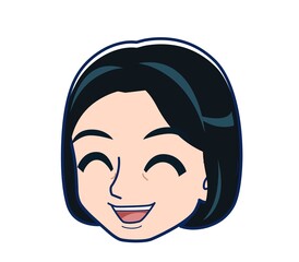 Bank clerk woman in a suit