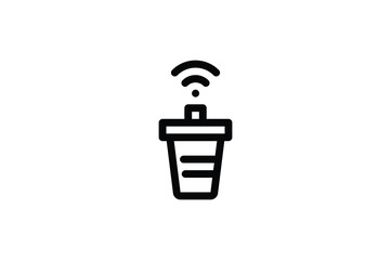 Smart City Outline Icon - Buy Online