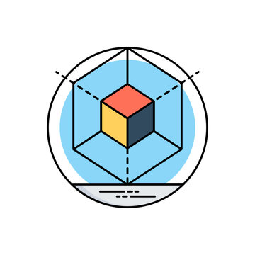 
A checked sheet graph paper with sketch of an opened box symbolsing prototyping icon 
