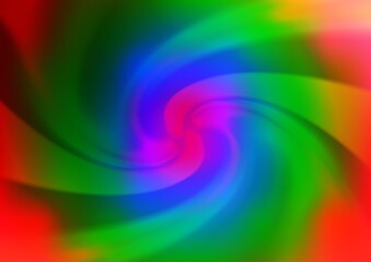 Obraz premium Light Multicolor, Rainbow vector blur pattern.