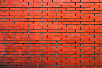 Obraz na płótnie Canvas Red brick wall background