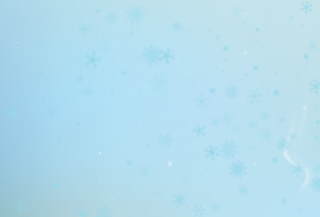 Winter snow background. Falling snowflake.