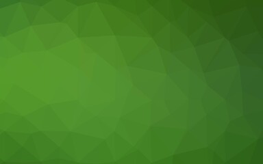 Obraz premium Light Green vector shining triangular template.