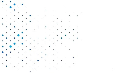 Light Blue, Green vector pattern with spheres.