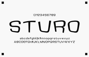 Alphabet letters font and number. Classic Lettering Monochrome Design. Typography fonts regular uppercase and lowercase. Vector illustration eps10