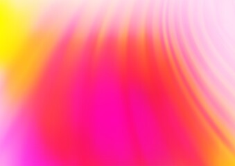 Light Pink, Yellow vector modern bokeh pattern.