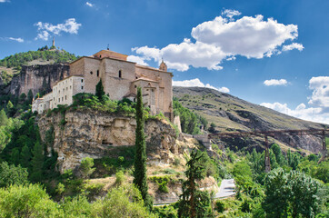 Fototapeta na wymiar Monasterio de San Pablo del siglo XVI actualmente parador nacional de turismo en Cuenca