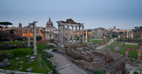 Fototapeta na wymiar Roman Forum - Roma- Italy