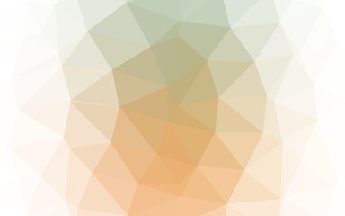 Obraz premium Light Green, Yellow vector blurry triangle pattern.