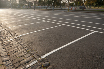 No parking zone in day light. Melbourne, Australia. 