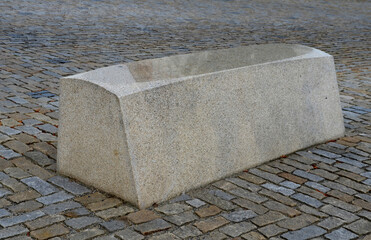 stone paving medieval, granite, gneiss, small rectangular shape brushed old stones cobblestone...