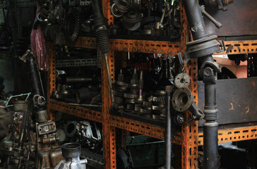 Old Machine parts  Engineering Metal Tools.