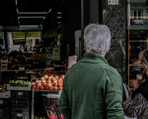 person at the market