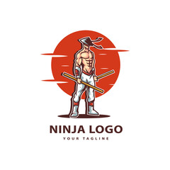 stick ninja E-sport Gaming Logo