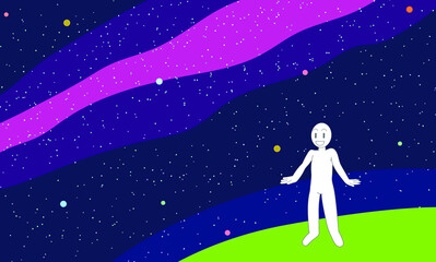 宇宙と人／Space and man