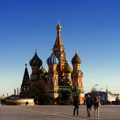 Fototapeta premium st basil cathedral in red square in Russia