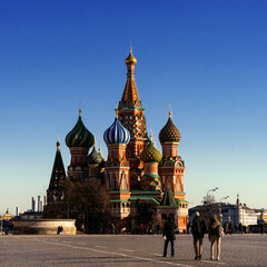 st basil cathedral in red square in Russia