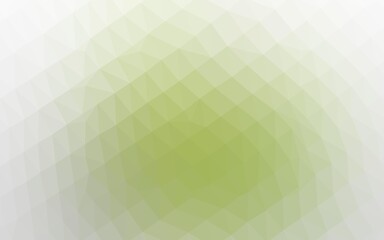 Naklejka premium Light Green vector abstract mosaic backdrop.