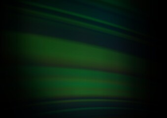 Dark Green vector blur pattern.