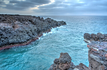 Los Hervideros, Lanzarote, HDR Image