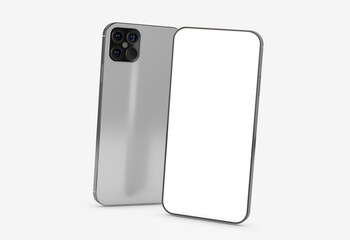 a digital smartphone device mobile phone 3d isolated
