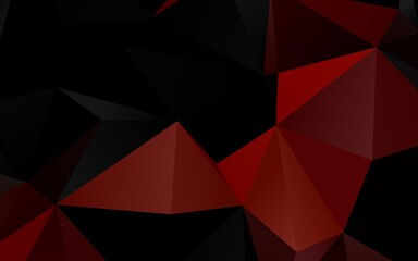 Light Orange vector polygonal background.