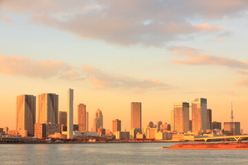Naklejka premium 晴海埠頭夕暮れ