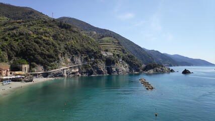 view of the sea and mountains