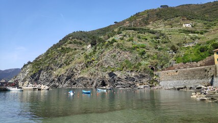 view of the sea and mountains