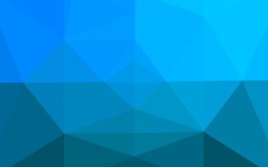 Light BLUE vector polygon abstract background.