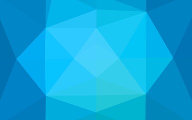 Light BLUE vector polygon abstract layout.