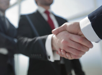 business background.business handshake