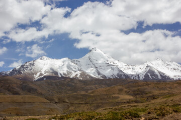A Himalayan mountain in the Spiti Valley
