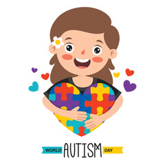Concept Drawing of Autism Awareness