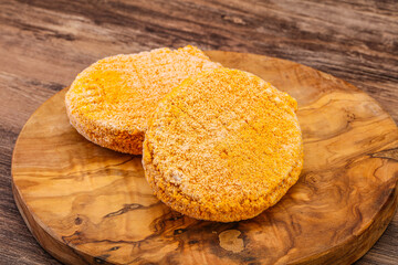 Raw chicken cutlet for roast