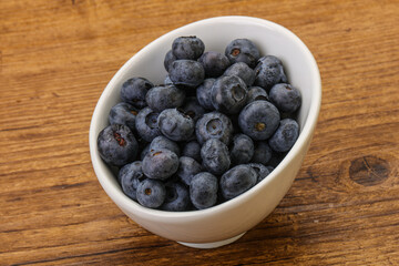 Ripe sweet tasty blueberries heap