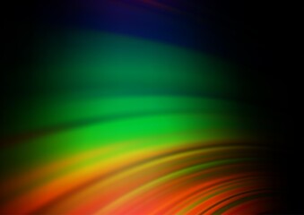 Dark Multicolor, Rainbow vector abstract bright template.
