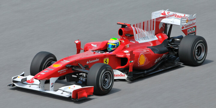 Scuderia Ferrari Marlboro during the first practice session at the Sepang F1 circuit in Sepang, Malaysia.