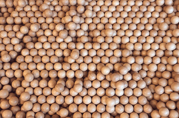 Many Wooden ball background