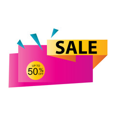 Sale up to 50% Off Vector Template Design Illustration