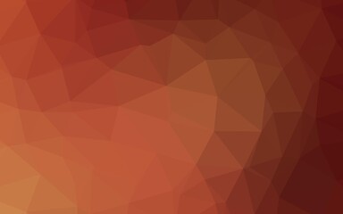 Light Red vector polygon abstract background.