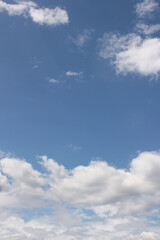 clouds in the blue sky