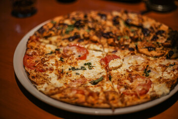 Pizza margarita, en mexico