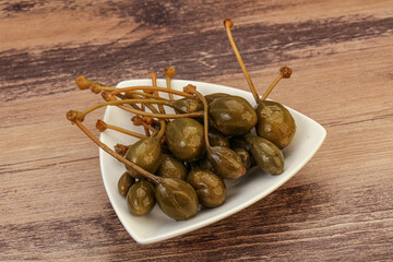 Caper berries in the bowl
