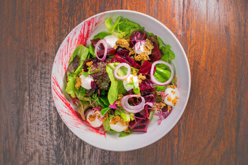 Quinoa beetroot salad - healthy trend food
