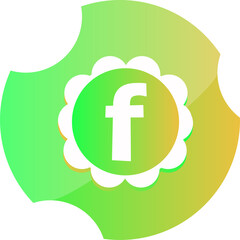 Obraz premium Letter F logo icon design template elements. F Icon color sign.