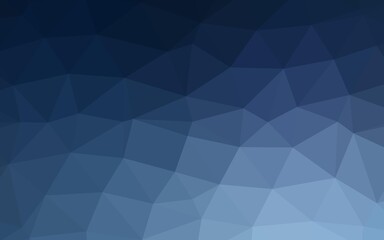 Light BLUE vector blurry triangle template.