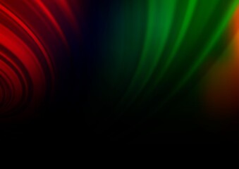 Dark Multicolor, Rainbow vector blurred shine abstract background.